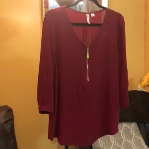 🍁 Tacera 3/4 sleeves Elegant Blouse! Like new🍁